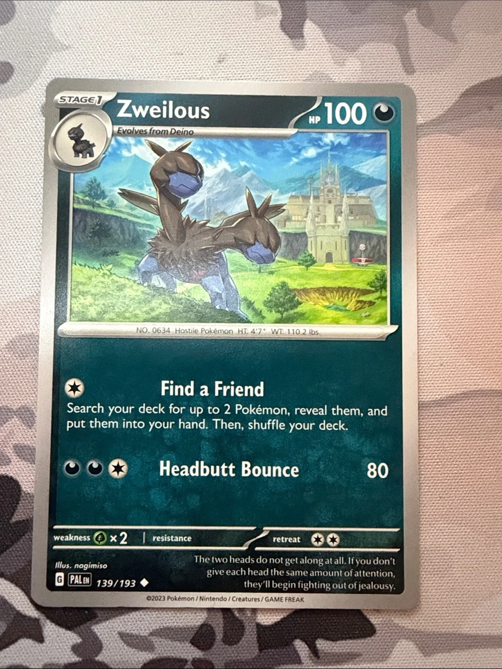 Deino & Zweilous Evolution Lot | 3 Pokémon Cards | ✨5/$25✨